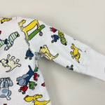 Load image into Gallery viewer, Hanna Andersson Rollerskating Dog Pajamas 50 cm 0-6 Months
