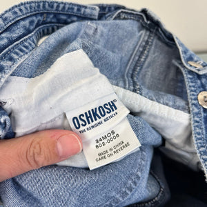 Vintage OshKosh B'gosh Blue Jean Overalls 24 Months