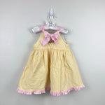 Load image into Gallery viewer, Florence Eiseman Lemonade Stand Yellow Seersucker Dress 2T
