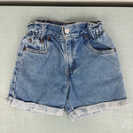 Load image into Gallery viewer, Vintage Levi's Cinched Waist Blue Jean Shorts 6

