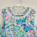 Load image into Gallery viewer, Lilly Pulitzer Little Lilly Classic Shift Dress Multi Dream Team 8
