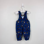Load image into Gallery viewer, Vintage OshKosh B'gosh Blue Fall Forest Overalls 6-9 Months USA
