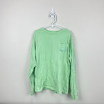 Load image into Gallery viewer, Vineyard Vines Boys' Vintage Whale Long Sleeve Pocket T-Shirt Mint Sprig S 8-10
