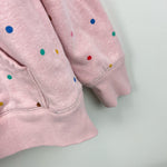 Load image into Gallery viewer, Mini Boden Shagy Lined Hoodie Provence Dusty Pink Multi Spot 8-9
