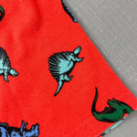 Load image into Gallery viewer, Hanna Andersson Orange Dinosaur Short John Pajamas 90 cm 3T
