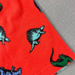 Load image into Gallery viewer, Hanna Andersson Orange Dinosaur Short John Pajamas 90 cm 3T
