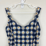 Load image into Gallery viewer, Vintage Zanoni by Jalate Plaid Sunflower Dress Small USA
