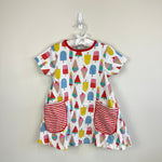 Load image into Gallery viewer, Mini Boden Ice Cream Pocket Jersey Tunic 5-6
