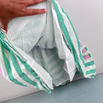 Load image into Gallery viewer, Mini Boden Fun Stripe Strappy Dress Blue Lurex Stripe 7-8
