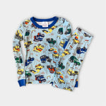 Load image into Gallery viewer, Hanna Andersson Construction Site Long John Pajamas 130 cm 8
