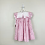 Load image into Gallery viewer, Strasburg Bunny Embroidered Square Collar Dress 18 Months NWT
