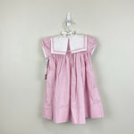 Load image into Gallery viewer, Strasburg Bunny Embroidered Square Collar Dress 18 Months NWT
