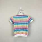 Load image into Gallery viewer, Vintage Carter's Pastel Rainbow Striped Polo Shirt 2T USA
