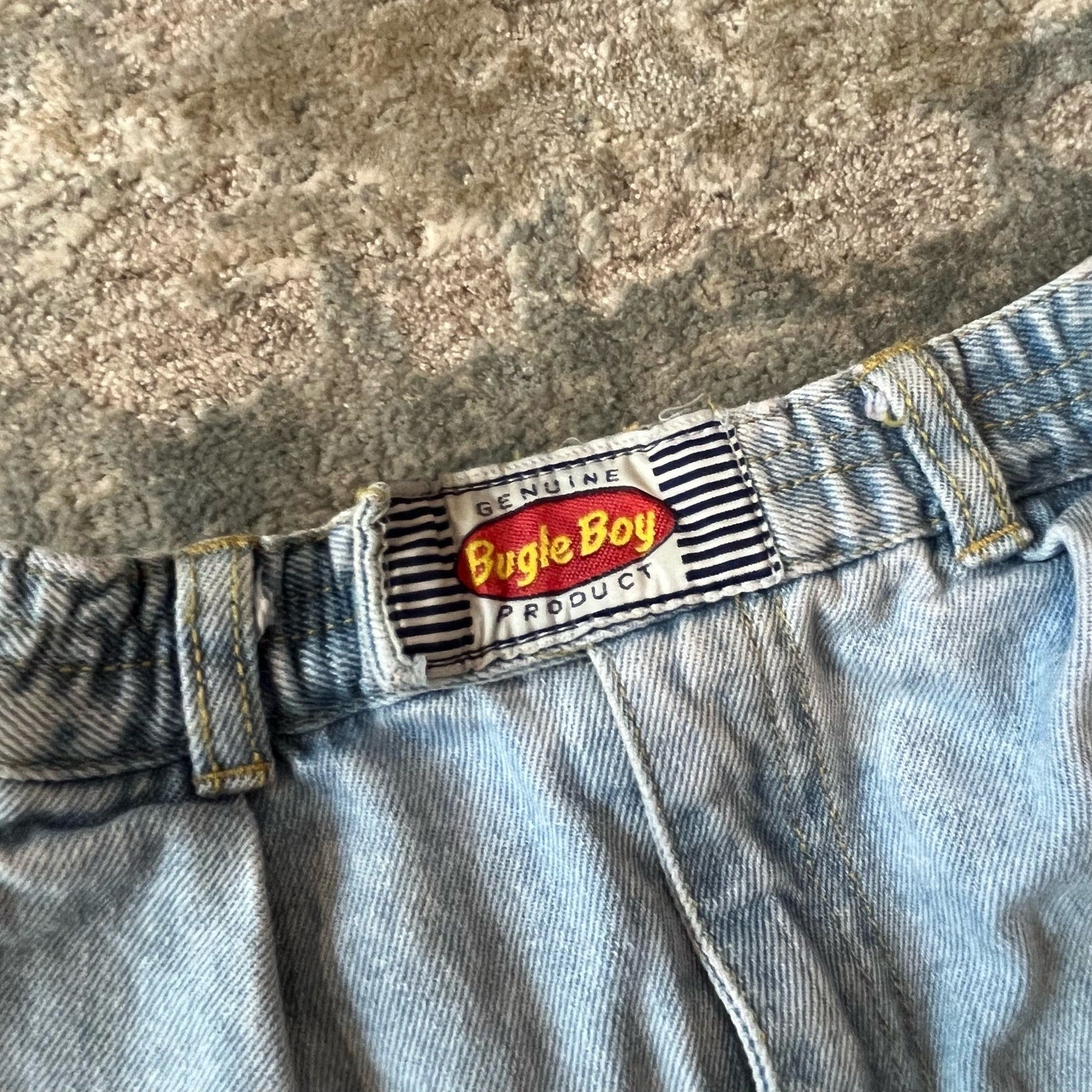 Vintage Bugle Boy Light Wash Jogger Jeans 6