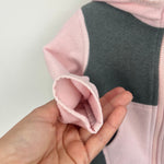 Load image into Gallery viewer, The North Face Girls Glacier Full Zip Fleece Hoodie Jacket Pink Gray 3-6 Months
