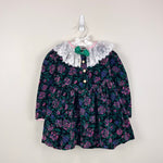 Load image into Gallery viewer, Vintage Hi-Girls Inc Floral Velvet Party Dress 4T USA
