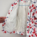 Load image into Gallery viewer, Bonpoint Girls Quilted Cherry Cardigan Jacket 6
