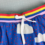 Load image into Gallery viewer, Mini Boden Jersey Skort Blue Love Clouds 6-7
