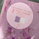 Load image into Gallery viewer, LoveShackFancy x Target Yoobi Happy Thoughts &amp; Coquette Bow 2 Pack Folders
