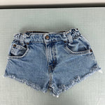 Load image into Gallery viewer, Vintage Levi's Cinched Waist Orange Tab Cut Off Jean Shorts 6
