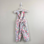 Load image into Gallery viewer, Vintage Floral Ruffle Overalls Baby Girl
