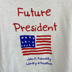 Load image into Gallery viewer, Vintage Future President JFK Library T-Shirt 2T USA
