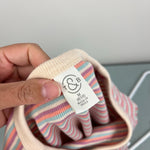 Load image into Gallery viewer, Treasure &amp; Bond Kids' Stripe Ruched T-Shirt Dress Purple Cloud Mini Bands Stripe M 8-10
