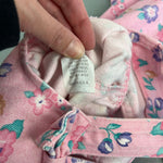 Load image into Gallery viewer, Vintage OshKosh B'gosh Pink Floral Bow Overalls 3T USA
