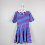 Load image into Gallery viewer, Florence Eiseman Knit Stripe Tie Dress 5T
