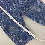 Load image into Gallery viewer, Vintage Okie Dokie Blue Floral Denim Overalls 18 Months
