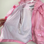 Load image into Gallery viewer, Vintage OshKosh B'gosh Pink Ruffle Bow Windbreaker Jacket Large 6
