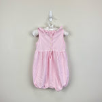 Load image into Gallery viewer, Ralph Lauren Ruffled Knit Bubble Shortall Pink 18 Months
