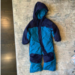 Load image into Gallery viewer, L.L. Bean Kids Navy &amp; Teal Snow Suit 2T
