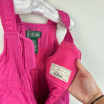 Load image into Gallery viewer, L.L. Bean Pink Cold Buster Snow Bib Overalls 12-18 Months
