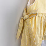 Load image into Gallery viewer, Vintage Samara Yellow Striped Flower Butterfly Dress 2T
