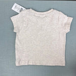 Load image into Gallery viewer, JoJo Maman Bebe Natural 2-Piece Dinosaur Puff Print T-Shirt &amp; Short Set 3-6 Months NWT
