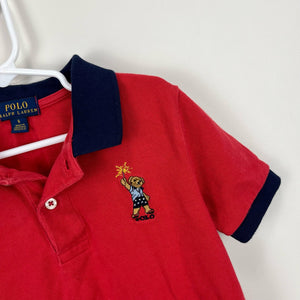 Ralph Lauren Fireworks Bear Cotton Mesh Polo Shirt 6