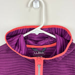 Load image into Gallery viewer, L.L. Bean Kids Airlight Jacket Plum Gray XL 14-16 NWT
