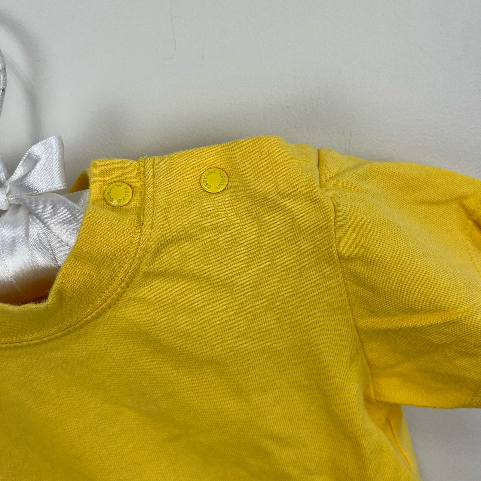 Vintage OshKosh B'gosh Yellow Dog Tee Shirt 6-9 Months