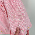 Load image into Gallery viewer, Vintage Gymboree Pink Plaid Flower Dress 6-12 Months
