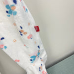 Load image into Gallery viewer, Magnetic Me Floral Velour Footie Sleeper 12-18 Months
