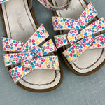 Load image into Gallery viewer, Salt Water Original Girls Floral Leather Sandals 13
