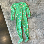 Load image into Gallery viewer, Hanna Andersson Green Farm Footie Pajamas 90 cm 3T
