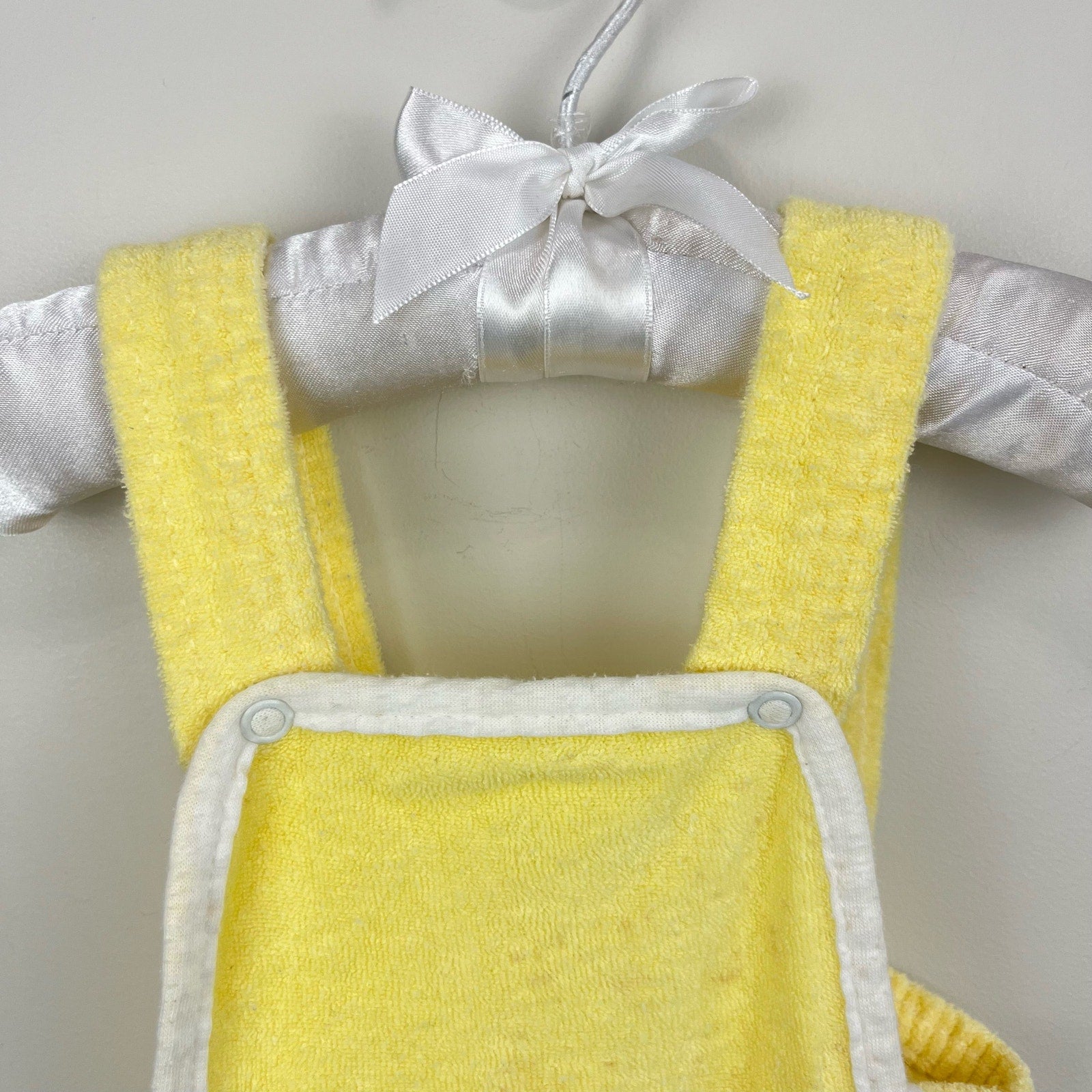 Vintage Spencer's Yellow Terry Sun Suit Romper 18 Months