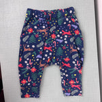 Load image into Gallery viewer, Hanna Andersson Baby Print Knit Jogger Winter White on Navy 75 cm 12-18 Months
