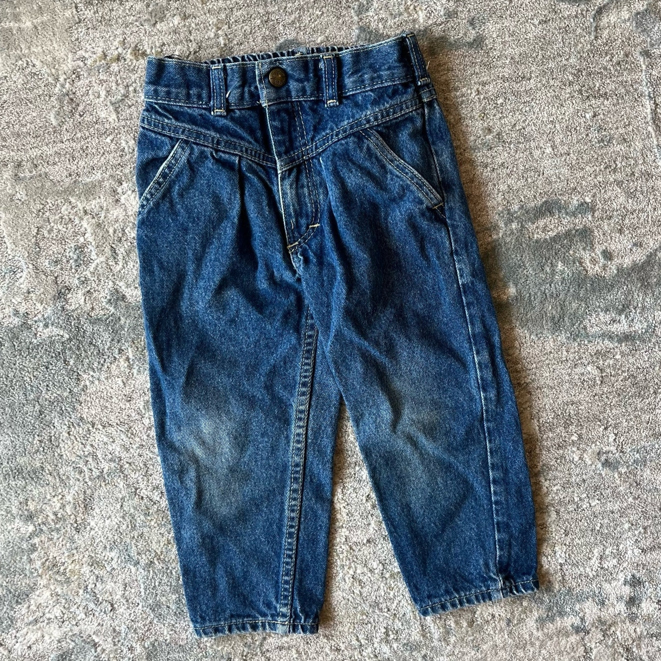 Vintage OshKosh B'gosh Double Yoke Blue Jeans 3T