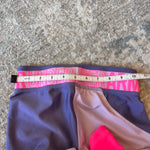 Load image into Gallery viewer, Under Armour Girls Heatgear Color Block Ankle Crop Pants Purple Ace
