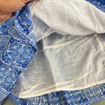 Load image into Gallery viewer, Vineyard Vines Girls Janie Smocked Skirt Blue Floral M 12-14
