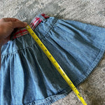 Load image into Gallery viewer, Vintage OshKosh B'gosh Blue Jean Flower Skirt 4T USA
