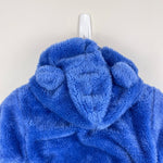 Load image into Gallery viewer, Magnetic Me Fleece Bear Hoodie Jacket Blue 6-12 Months
